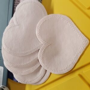 3 Pairs Heart Shaped Reusable Nipple Covers (Leak Preventing)